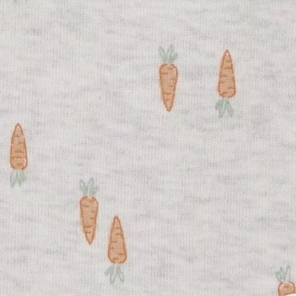 NWT Carter's Just One You Baby Unisex 2pk Chick & Carrot Bodysuit - Picture 4 of 5